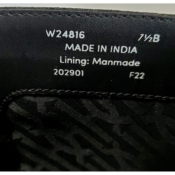 Cole Haan Boots Clover Stretch W24816 Black 7.5 B Leather/Texture Buckle Rubber - Picture 13 of 15